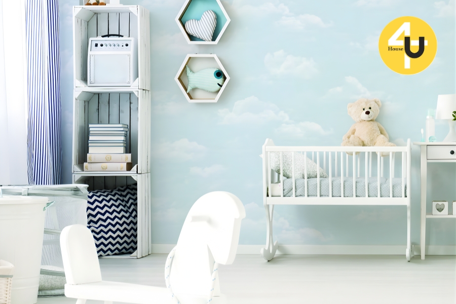 Tạo Nên Thế Giới Đầy Màu Sắc Với Giấy Dán Tường Phòng Trẻ Em